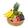 &#39;Enjoyable&#39; Fruit Basket. The bright basket of fresh ripe fruit will give some enjoyable moments.