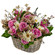 floral arrangement in a basket. Italy
